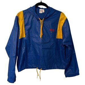 1980s Vintage Levi’s USA Olympic Windbreaker Jacket Blue/Yellow Size Large
